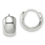 Image of 10mm Sterling Silver Huggy-Style Earrings QE3438