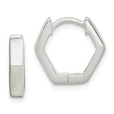 Image of 14mm Sterling Silver Huggy-Style Earrings QE3444