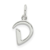 Image of Sterling Silver Initial D Pendant QC6511D