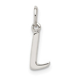 Image of Sterling Silver Initial L Pendant QC6511L