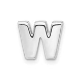 Image of Sterling Silver Initial Slide Pendant W
