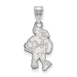 Sterling Silver Iowa State University Large Pendant by LogoArt (SS018IAS)