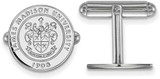 Image of Sterling Silver James Madison University Crest Cuff Links by LogoArt