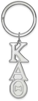 Image of Sterling Silver Kappa Alpha Theta Key Chain by LogoArt