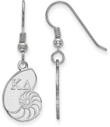 Image of Sterling Silver Kappa Delta Medium Dangle Earrings by LogoArt