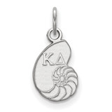 Sterling Silver Kappa Delta X-Small Pendant by LogoArt (SS034KD)