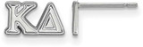 Image of Sterling Silver Kappa Delta X-Small Post Earrings by LogoArt (SS005KD)
