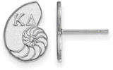 Image of Sterling Silver Kappa Delta X-Small Post Earrings by LogoArt (SS038KD)