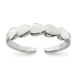Image of Sterling Silver Leaves Design Toe Ring