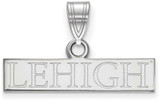 Image of Sterling Silver Lehigh University Small Pendant by LogoArt (SS005LHU)