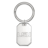 Sterling Silver Louisiana State University Key Chain by LogoArt