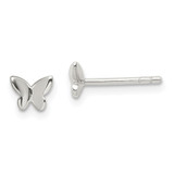 Image of 4.8mm Sterling Silver Madi K Butterfly Post Earrings