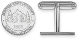 Image of Sterling Silver Montana State University Crest Cuff Links by LogoArt