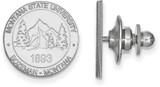 Image of Sterling Silver Montana State University Crest Lapel Pin by LogoArt