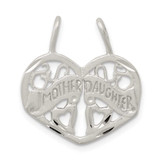 Image of Sterling Silver Mother Daughter 2-Piece Break Apart Pendant