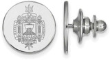 Image of Sterling Silver Navy Crest Lapel Pin by LogoArt