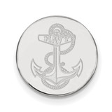 Sterling Silver Navy Lapel Pin by LogoArt (SS024USN)