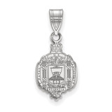 Sterling Silver Navy Medium Crest Pendant by LogoArt
