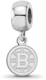 Image of Sterling Silver NHL Boston Bruins X-Small Dangle Bead Charm by LogoArt