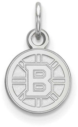 Image of Sterling Silver NHL Boston Bruins X-Small Pendant by LogoArt