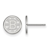 Sterling Silver NHL Boston Bruins X-Small Post Earrings by LogoArt