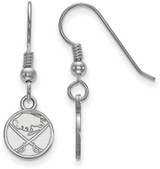 Image of Sterling Silver NHL Buffalo Sabres X-Small Dangle Earrings by LogoArt