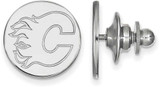 Image of Sterling Silver NHL Calgary Flames Lapel Pin by LogoArt