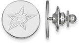 Image of Sterling Silver NHL Dallas Stars Lapel Pin by LogoArt