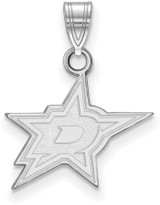 Image of Sterling Silver NHL Dallas Stars Small Pendant by LogoArt