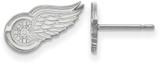 Image of Sterling Silver NHL Detroit Red Wings X-Small Post Earrings by LogoArt