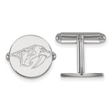 Sterling Silver NHL Nashville Predators Cuff Links by LogoArt