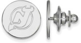 Image of Sterling Silver NHL New Jersey Devils Lapel Pin by LogoArt