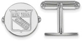 Image of Sterling Silver NHL New York Rangers Cuff Links by LogoArt