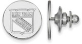 Image of Sterling Silver NHL New York Rangers Lapel Pin by LogoArt