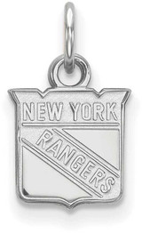 Image of Sterling Silver NHL New York Rangers X-Small Pendant by LogoArt