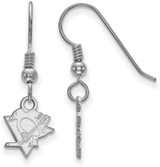 Image of Sterling Silver NHL Pittsburgh Penguins X-Small Dangle Earrings by LogoArt