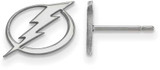 Image of Sterling Silver NHL Tampa Bay Lightning X-Small Post Earrings by LogoArt