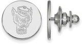 Image of Sterling Silver North Carolina State University Lapel Pin by LogoArt (SS052NCS)