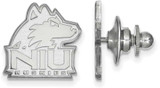 Image of Sterling Silver Northern Illinois University Lapel Pin by LogoArt