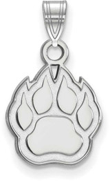 Image of Sterling Silver Northern Illinois University Small Pendant by LogoArt (SS022NIU)