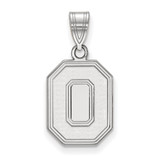 Sterling Silver Ohio State University Medium Pendant by LogoArt (SS046OSU)