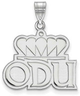 Image of Sterling Silver Old Dominion University Large Pendant by LogoArt (SS020ODU)