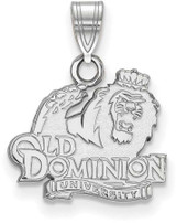 Image of Sterling Silver Old Dominion University Small Pendant by LogoArt (SS002ODU)