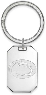 Image of Sterling Silver Penn State University Key Chain by LogoArt