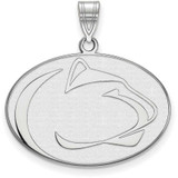Image of Sterling Silver Penn State University Large Pendant by LogoArt (SS010PSU)