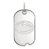 Sterling Silver Penn State University Small Dog Tag by LogoArt