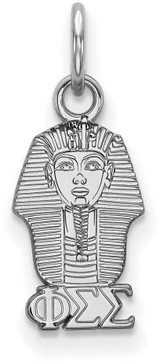 Image of Sterling Silver Phi Sigma Sigma X-Small Pendant by LogoArt (SS034PSS)
