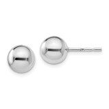 Image of 8mm Sterling Silver Polished Ball Stud Post Earrings VA24