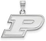 Image of Sterling Silver Purdue Small Pendant by LogoArt (SS002PU)