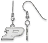 Image of Sterling Silver Purdue X-Small Dangle Earrings by LogoArt (SS006PU)